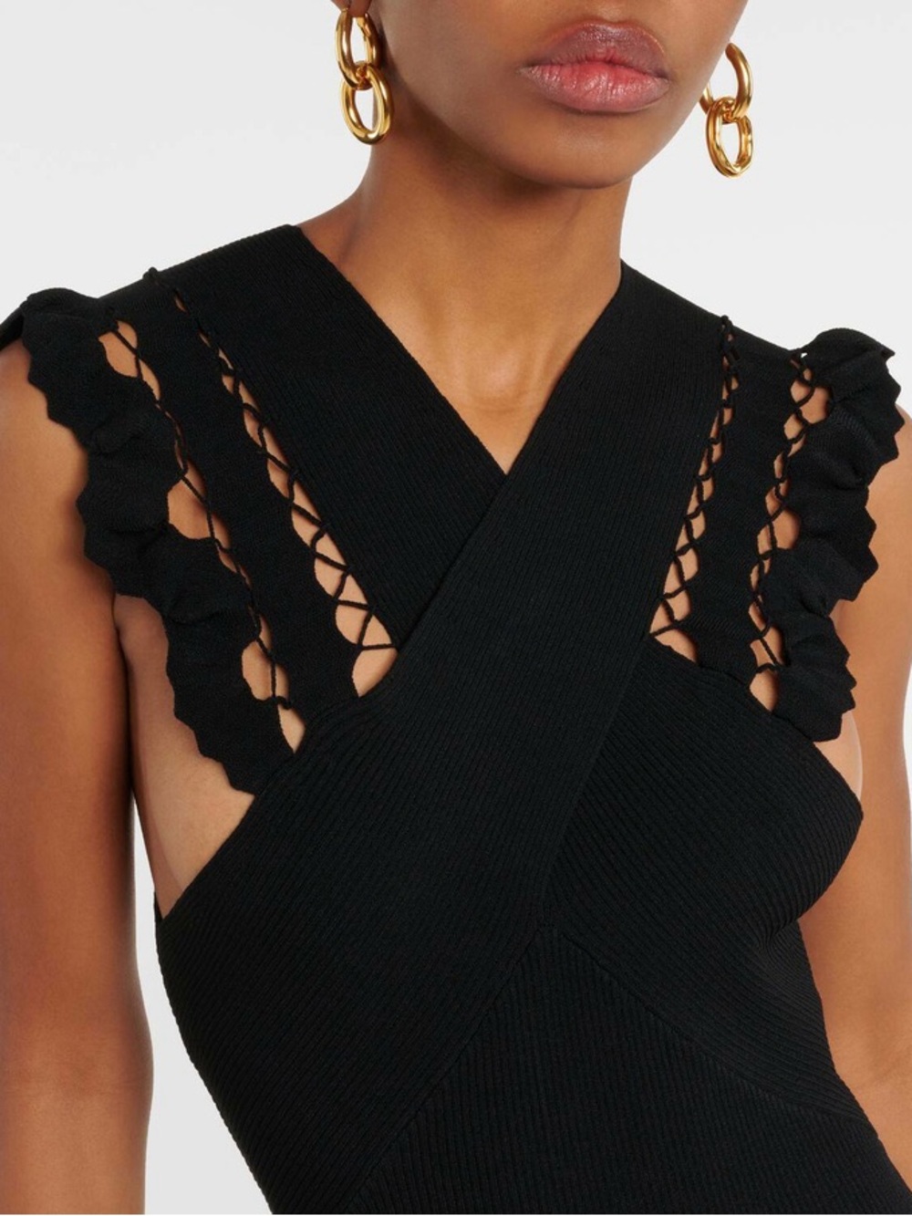Ulla Johnson Women’s Fiora Ribbed-Knit Midi Dress - Picture 3 of 9